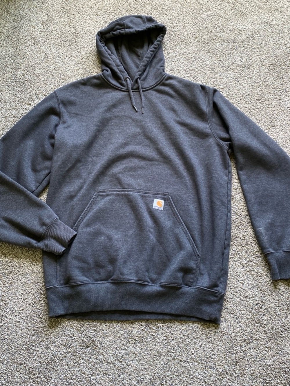Carhartt Mens Charcoal Gray Rain Defense Hoodie Size Tall Large